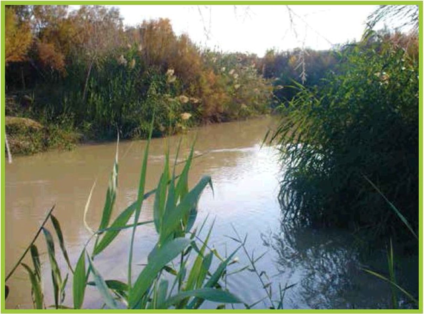 תמונה של הירדן ליד יריחו